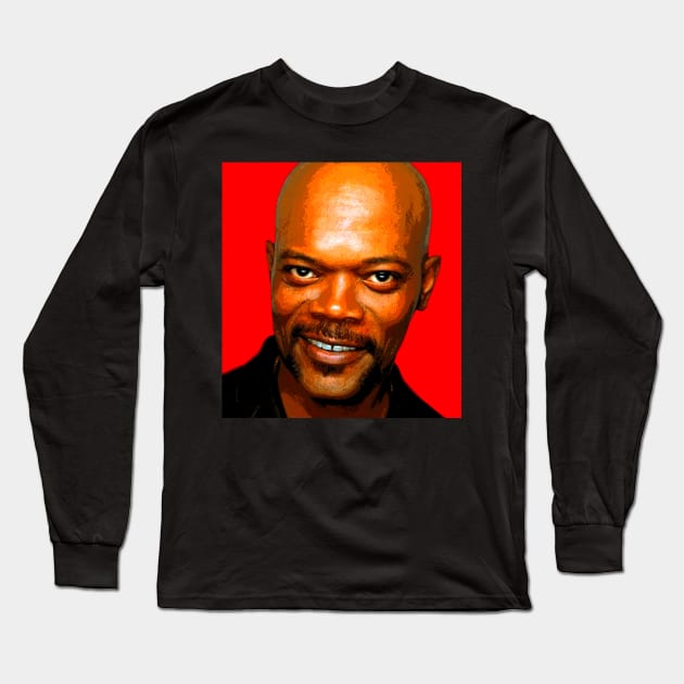 Samuel L. Jackson Long Sleeve T-Shirt by oryan80